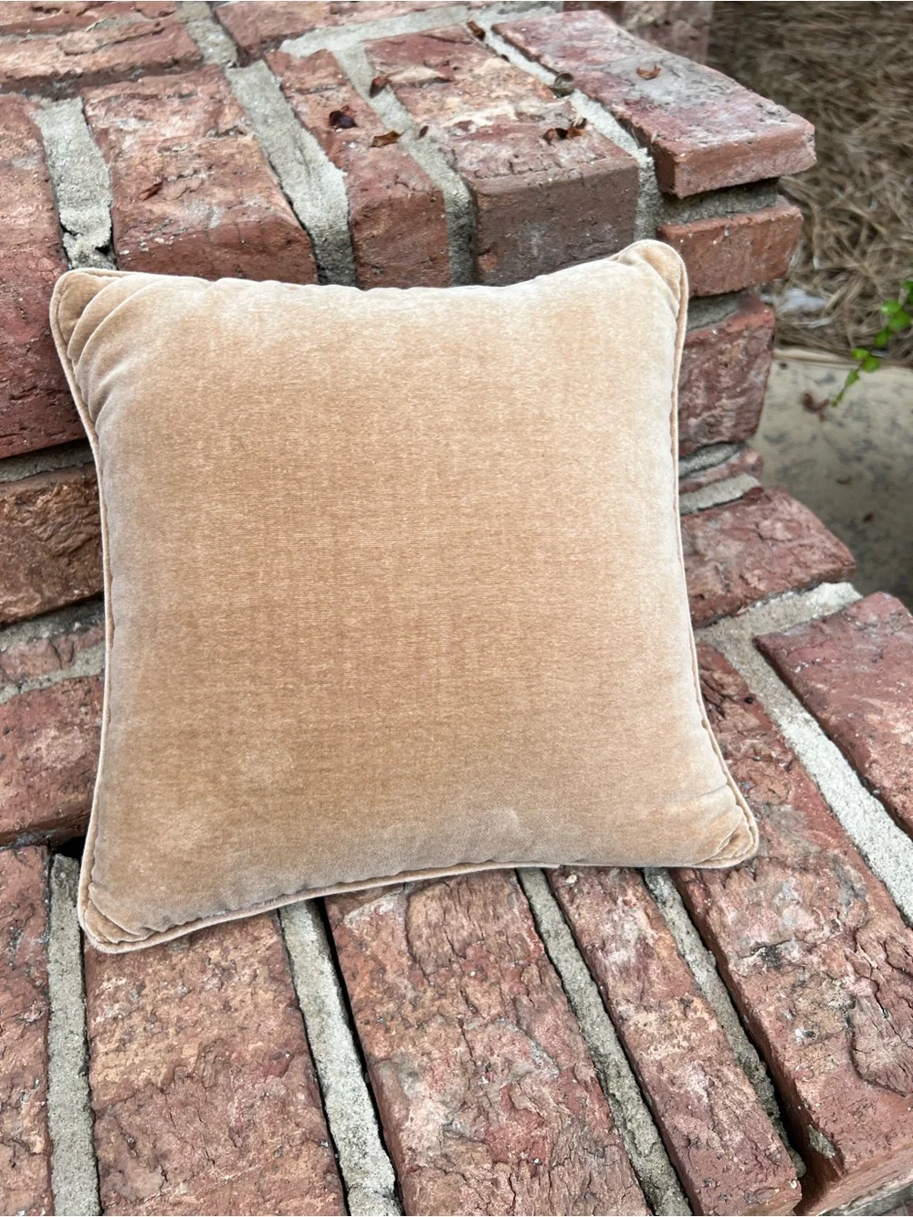 Vintage Handmade Wool Needlepoint Bichon Pillow 10